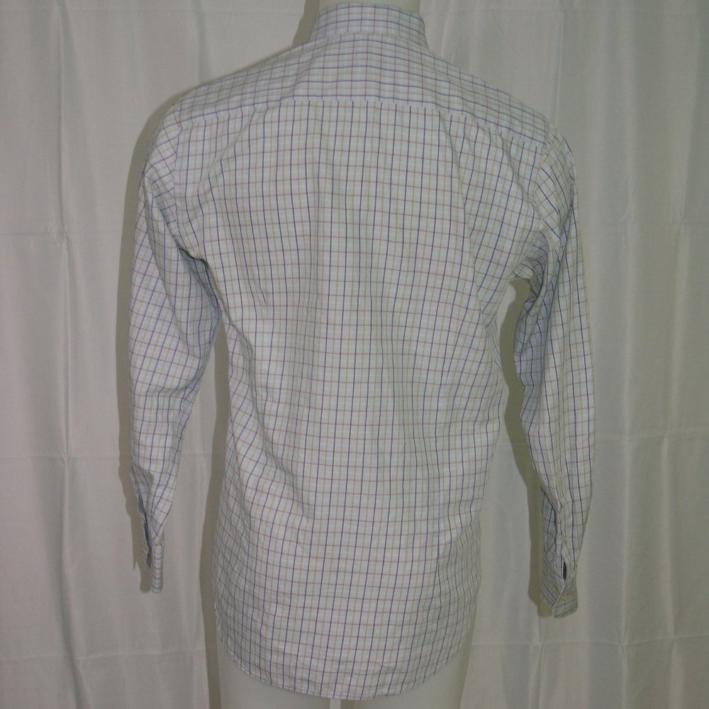Etro Blue Plaid OCBD Size 40 Neck Size 15 - Picture 7 of 8